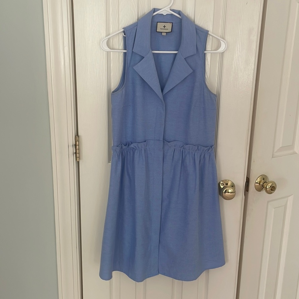 Tuckernuck Oxford blue Royal shirt dress